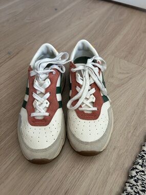 Gola Cream Rust Green Sneakers